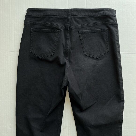MM. LaFleur The Hockley Jean Stretch Dress Pants Black Straight Leg Trouser 10 - Picture 8 of 12